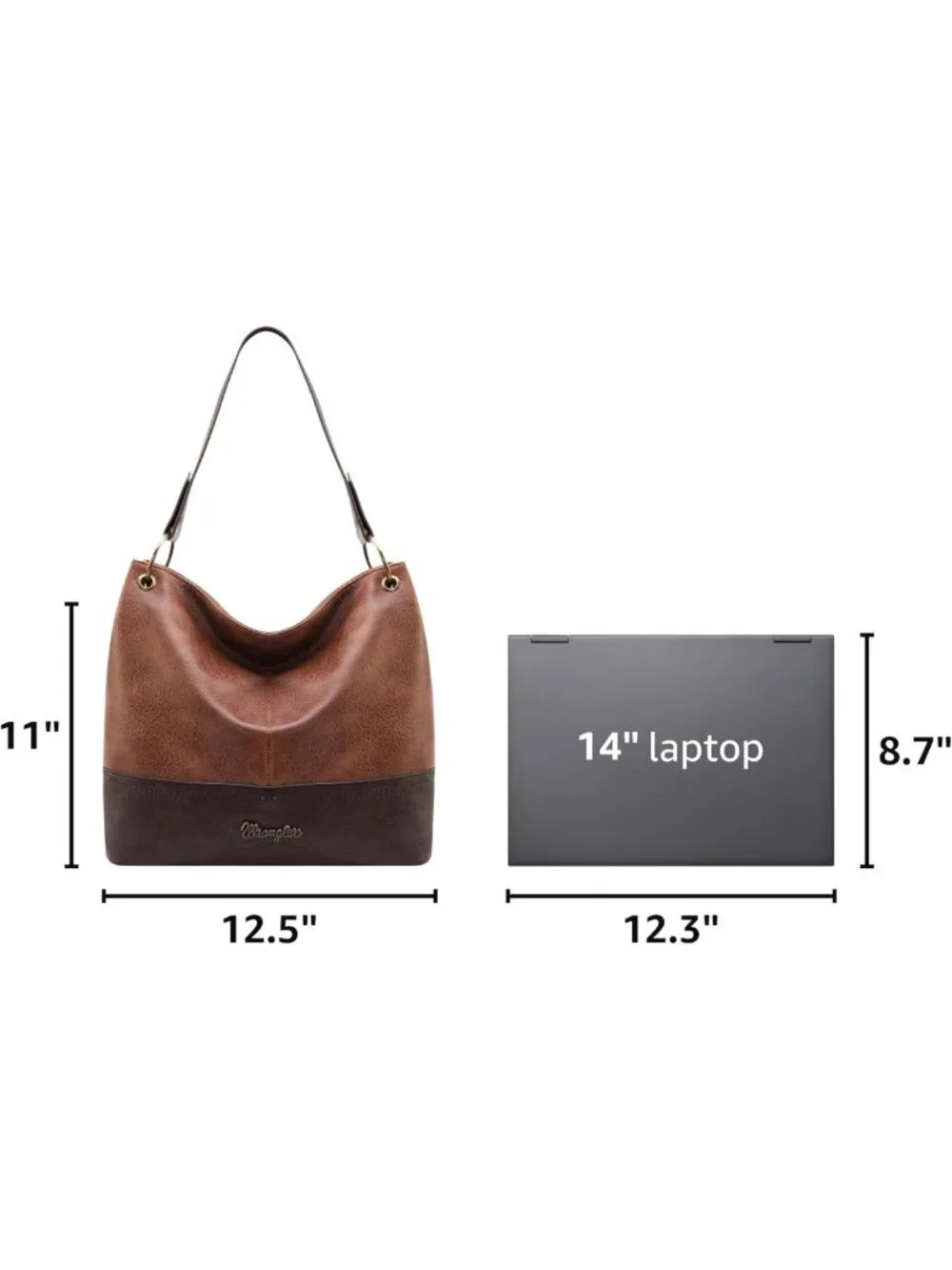 Vegan Leather Hobo Bag for Women | Stylish Top Handle Shoulder Purse & Handbag